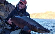 My first salmon from Stora Laxa, 98 cm