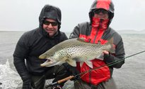 Rough weather often makes the fish easier to catch